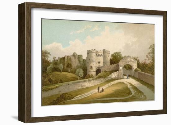 Carisbrooke Castle - Isle of Wight-English School-Framed Giclee Print