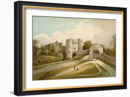 Carisbrooke Castle - Isle of Wight-English School-Framed Giclee Print