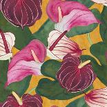 Heavenly Divine- Anthuriums-Carissa Luminess-Giclee Print