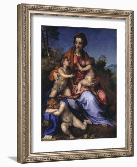 Caritas, 1518-19-Andrea del Sarto-Framed Giclee Print