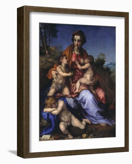 Caritas, 1518-19-Andrea del Sarto-Framed Giclee Print