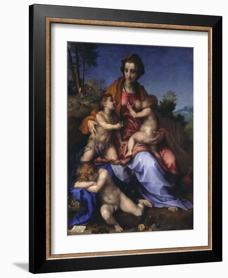 Caritas, 1518-19-Andrea del Sarto-Framed Giclee Print