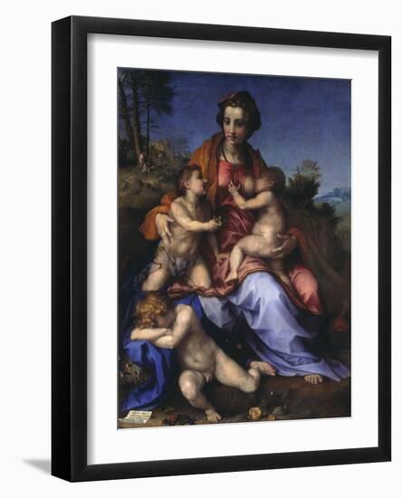 Caritas, 1518-19-Andrea del Sarto-Framed Giclee Print