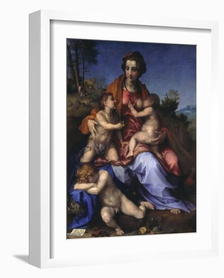 Caritas, 1518-19-Andrea del Sarto-Framed Giclee Print