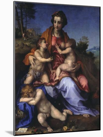 Caritas, 1518-19-Andrea del Sarto-Mounted Giclee Print