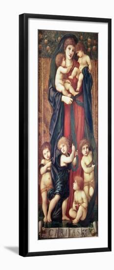 Caritas, 1867-Edward Burne-Jones-Framed Giclee Print