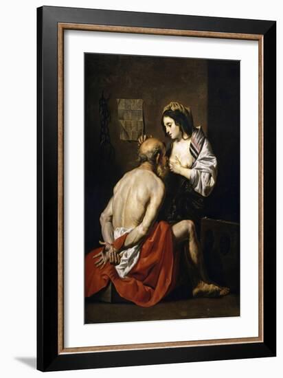 Caritas Romana, 1620-1630, Flemish School-Gaspar de Crayer-Framed Giclee Print