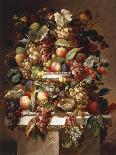 Still Life with Grapes and Peaches-Carl Baum-Giclee Print