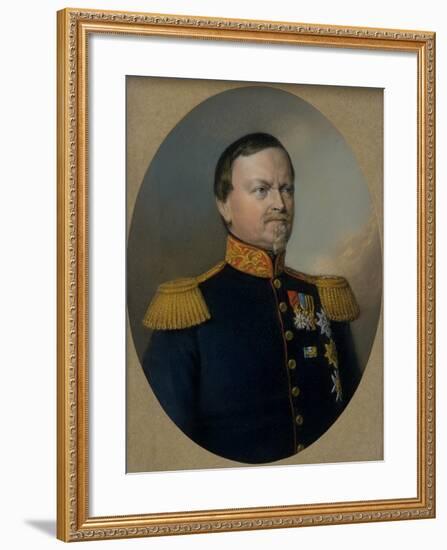 Carl Bernhard, Duke of Saxe-Weimar-Eisenach-Berthold Woltze-Framed Giclee Print