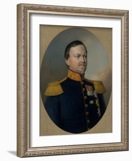 Carl Bernhard, Duke of Saxe-Weimar-Eisenach-Berthold Woltze-Framed Giclee Print