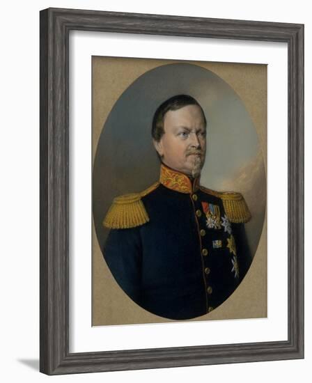 Carl Bernhard, Duke of Saxe-Weimar-Eisenach-Berthold Woltze-Framed Giclee Print