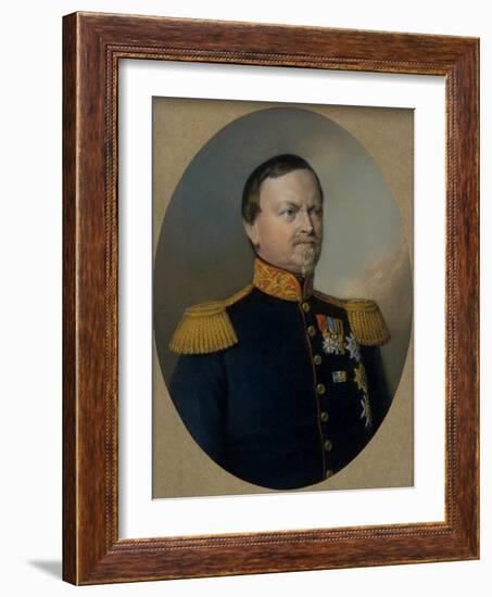 Carl Bernhard, Duke of Saxe-Weimar-Eisenach-Berthold Woltze-Framed Giclee Print