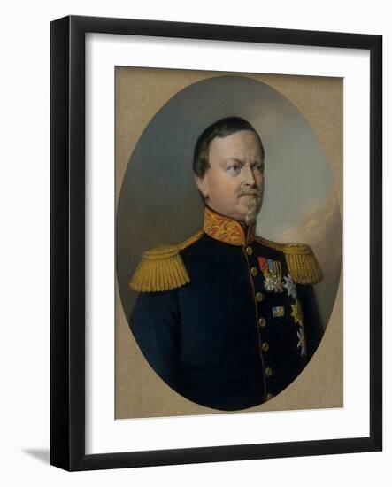 Carl Bernhard, Duke of Saxe-Weimar-Eisenach-Berthold Woltze-Framed Giclee Print