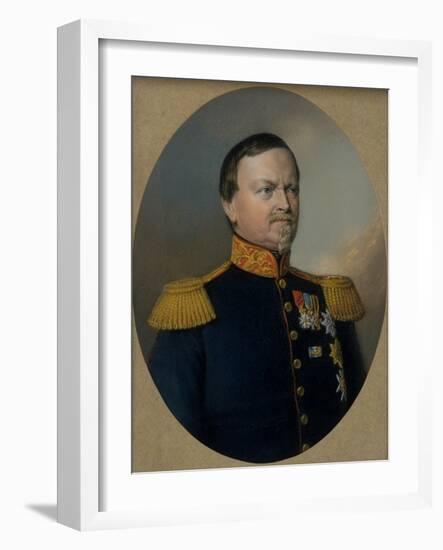 Carl Bernhard, Duke of Saxe-Weimar-Eisenach-Berthold Woltze-Framed Giclee Print