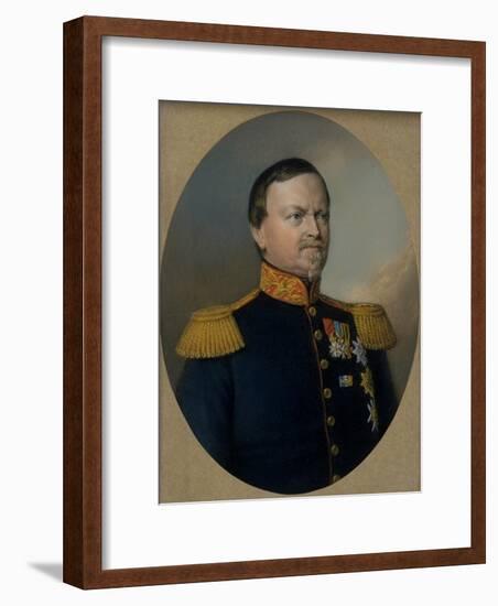 Carl Bernhard, Duke of Saxe-Weimar-Eisenach-Berthold Woltze-Framed Giclee Print