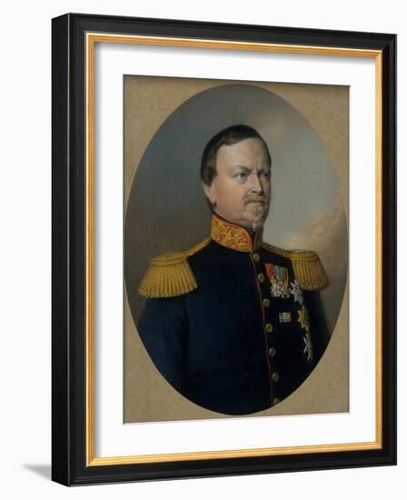 Carl Bernhard, Duke of Saxe-Weimar-Eisenach-Berthold Woltze-Framed Giclee Print