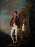 A British Officer of a Madras Sepoy Battalion Attended by a Sepoy Servant, C.1769-Carl C.A. von Imhoff-Giclee Print