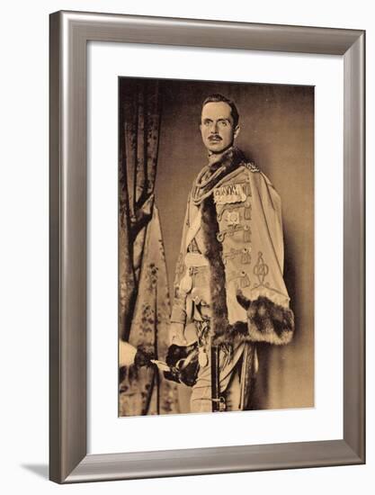 Carl Eduard Von Sachsen Coburg Gotha in Uniform-null-Framed Giclee Print