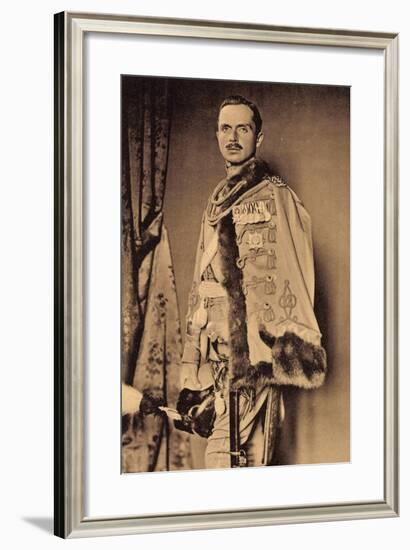 Carl Eduard Von Sachsen Coburg Gotha in Uniform-null-Framed Giclee Print