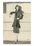 Vogue Cover - January 1933-Carl "Eric" Erickson-Premium Giclee Print