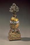 Easter Egg in the Form of a Vase Containing Flowers, 1899 (Metal & Enamel)-Carl Faberge-Giclee Print