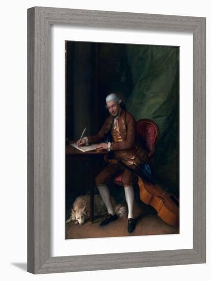 Carl Friedrich Abel, C.1777-Thomas Gainsborough-Framed Giclee Print