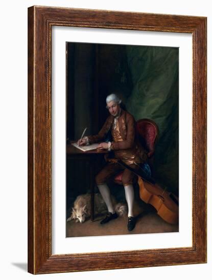 Carl Friedrich Abel, C.1777-Thomas Gainsborough-Framed Giclee Print