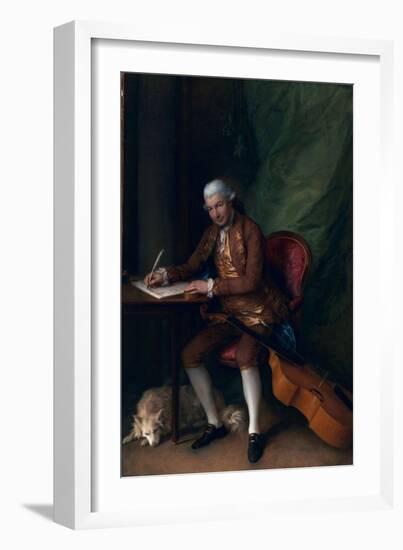 Carl Friedrich Abel, C.1777-Thomas Gainsborough-Framed Giclee Print