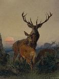 A Boar Hunt-Carl Friedrich Deiker-Giclee Print