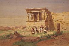 The Temple of Athena Nike. View from the North-East, 1877-Carl Friedrich Heinrich Werner-Giclee Print