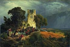 Arnstein Abbey. 1835-Carl Friedrich Lessing-Giclee Print