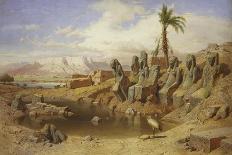 Temple of Karnak at Luxor, Egypt-Carl Friedrich Werner-Framed Giclee Print