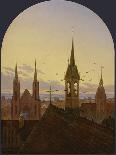 Frühläuten. Um 1840-Carl Gustav Carus-Framed Giclee Print