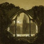 Frühläuten. Um 1840-Carl Gustav Carus-Framed Giclee Print