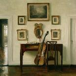 Interior with Lady Carrying Tray,C.1905-Carl Holsoe-Giclee Print