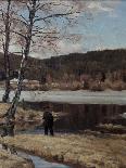 Hunters in Oesterdalen Valley, 1878-Carl Julius Lorck-Framed Giclee Print