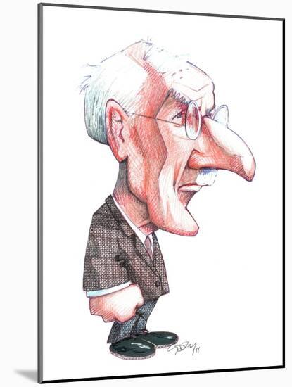 Carl Jung, Caricature-Gary Brown-Mounted Photographic Print