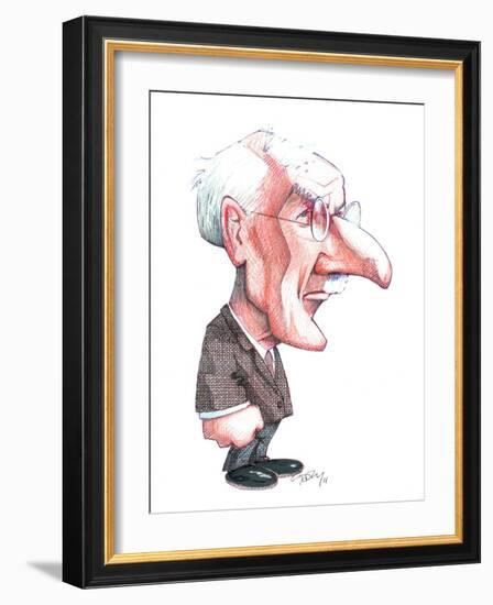 Carl Jung, Caricature-Gary Brown-Framed Photographic Print