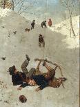 Children Playing in the Snow-Carl Kronberger-Giclee Print