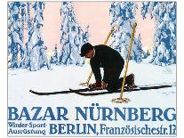 Advertisement for Skiing in Austria, C.1912 (Colour Litho)-Carl Kunst-Giclee Print