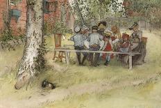 The Witch's Daughter-Carl Larsson-Framed Giclee Print