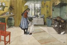 Flowers on the Windowsill, From 'A Home' series, c.1895-Carl Larsson-Giclee Print