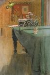 Flowers on the Windowsill, from 'A Home' Series, C.1895-Carl Larsson-Giclee Print