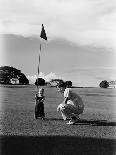 Mr. Ainar Westley and His Son Mike on the Golf Course at the Canlubang Sugarcane Plantation-Carl Mydans-Photographic Print