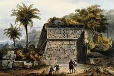 Ruins of the Pyramid of Xochicalco (Ruinas De La Piramide De Xochicalco)-Carl Nebel-Giclee Print