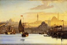 Leander's Tower with Constantinople Beyond-Carl Neumann-Framed Giclee Print