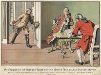 Crown Prince Frederick of Prussia Giving Bread to the Poor-Carl Rochling-Giclee Print