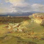 The Battlefield at Marathon, 1849-Carl Rottmann-Giclee Print