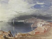 Taormina and Etna, c.1840-Carl Rottmann-Premier Image Canvas