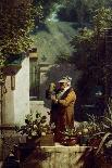 The Cactus Lover. before 1858-Carl Spitzweg-Giclee Print